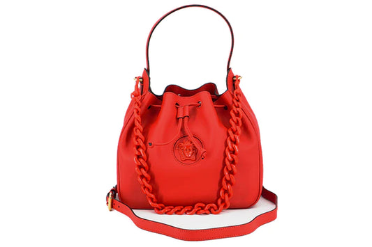 Versace Red Calf Leather Hobo Shoulder and Handbag: The Ultimate Luxury Accessory