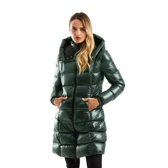 Unveiling Winter Elegance: The Refrigiwear Green Polyester Jackets & Coat