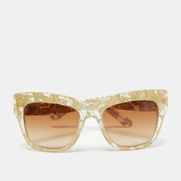 Discover the Stunning Beauty of Dolce & Gabbana Yellow Acetate Sunglasses