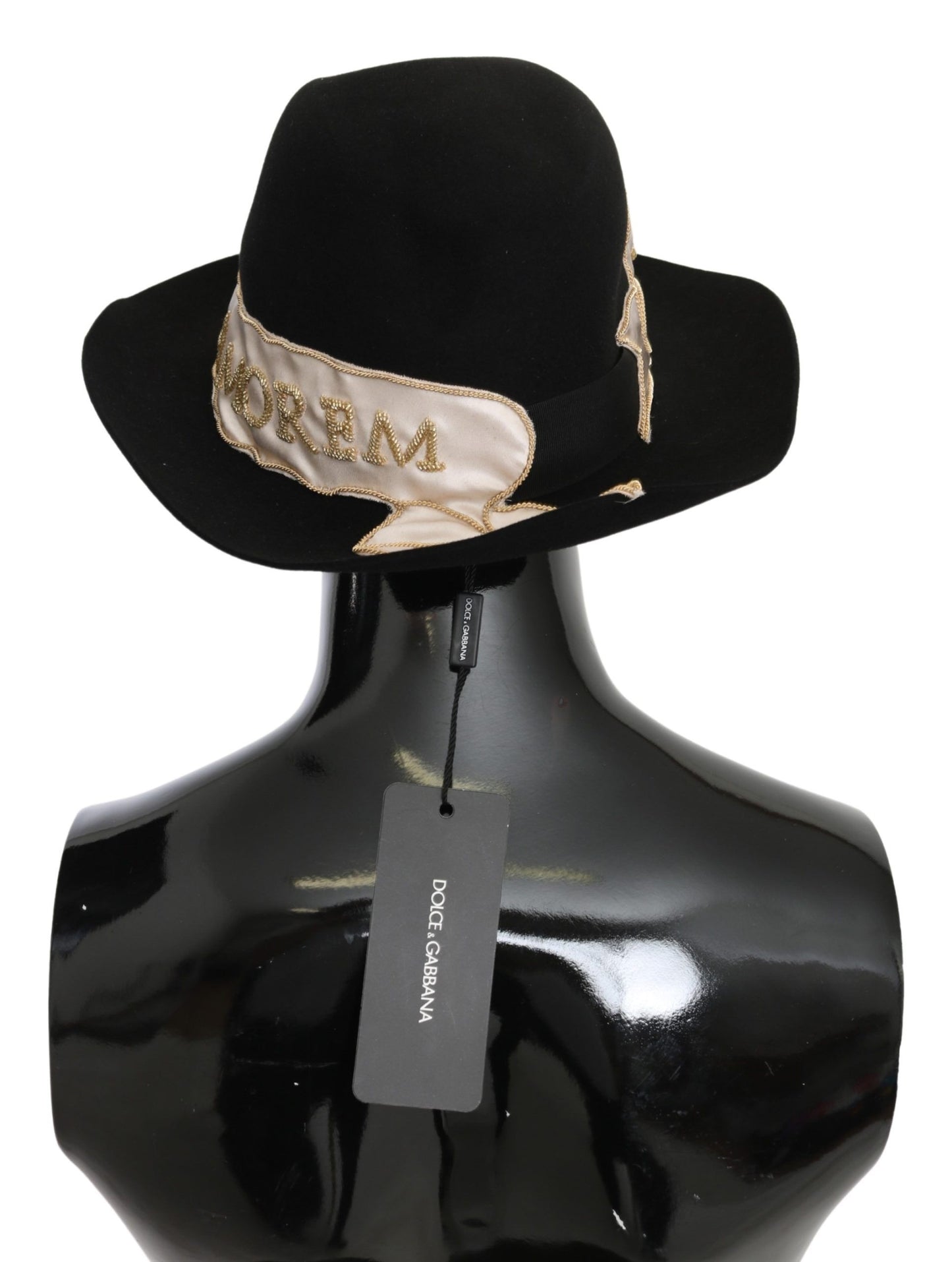 Dolce & Gabbana Sophisticated Wide Brim Panama Fedora