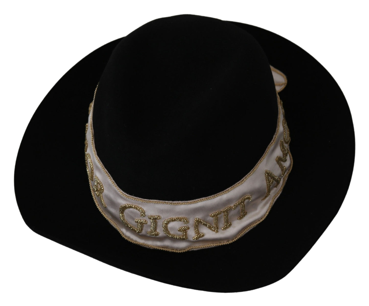 Dolce & Gabbana Sophisticated Wide Brim Panama Fedora