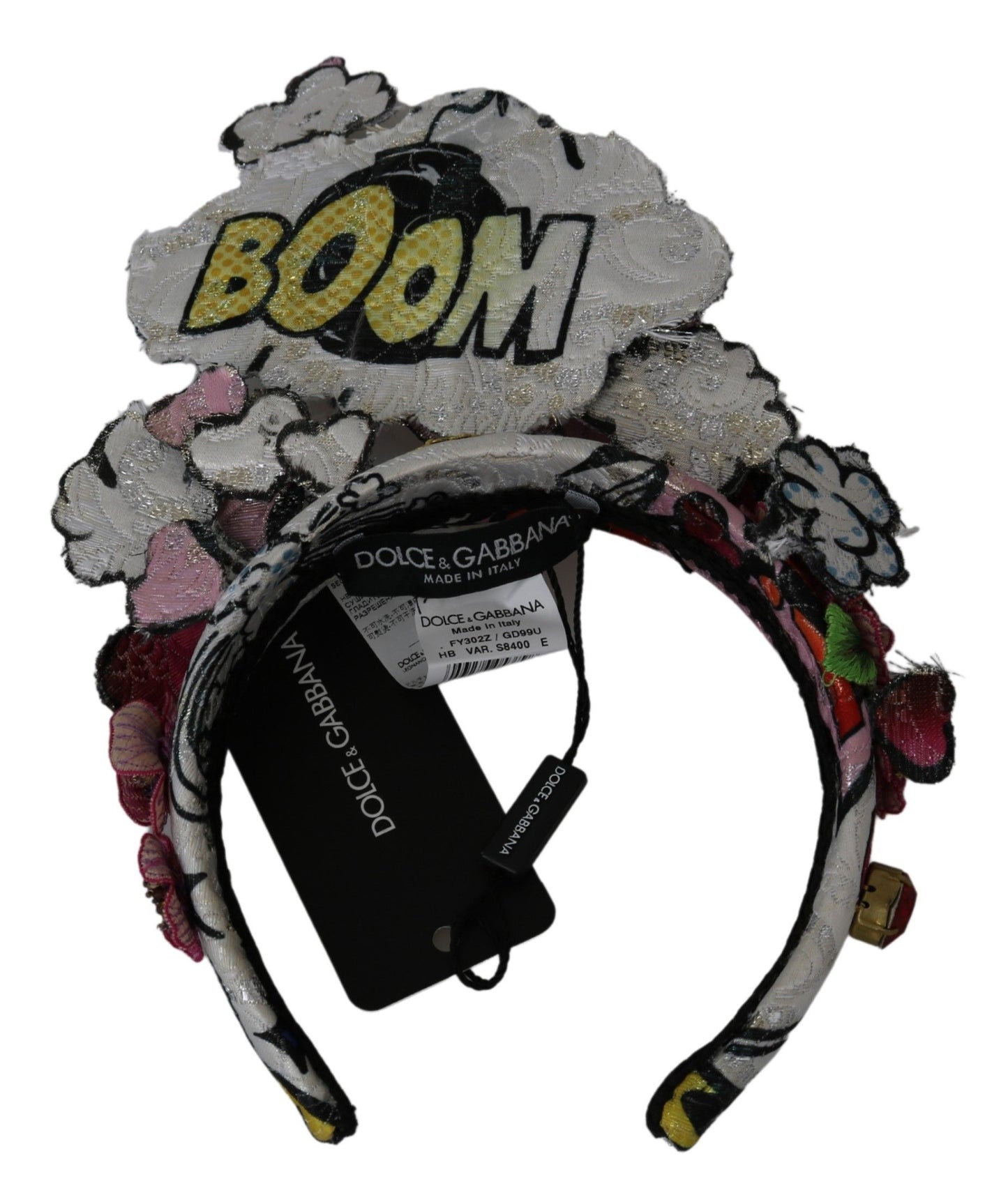 Dolce & Gabbana Elegant Multicolor Floral Headband