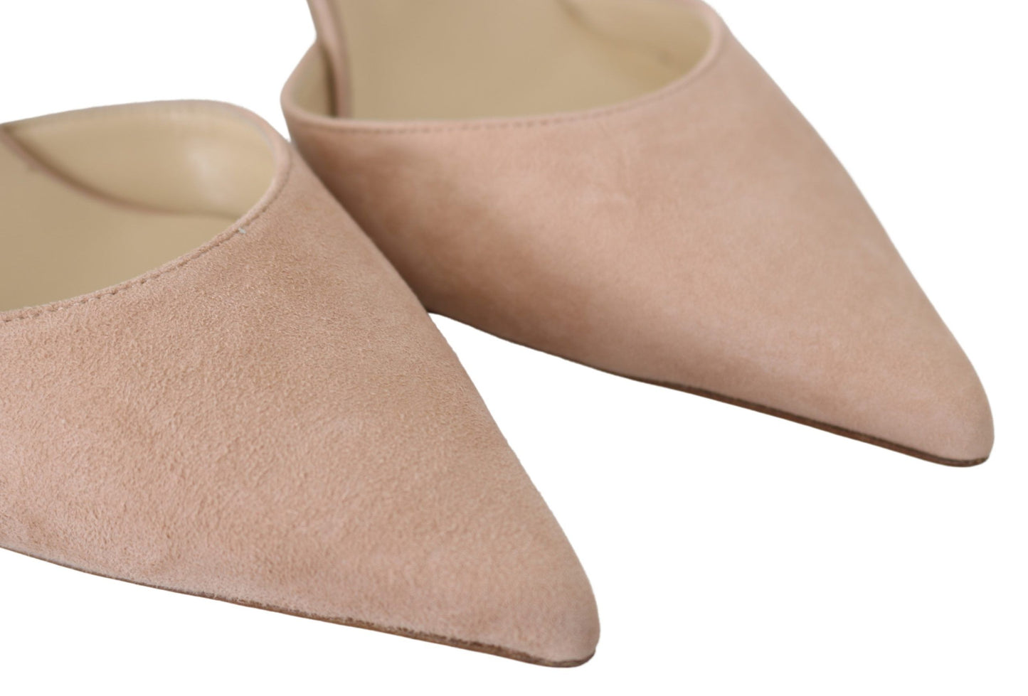 Jimmy Choo Elegant Powder Pink Suede Pumps