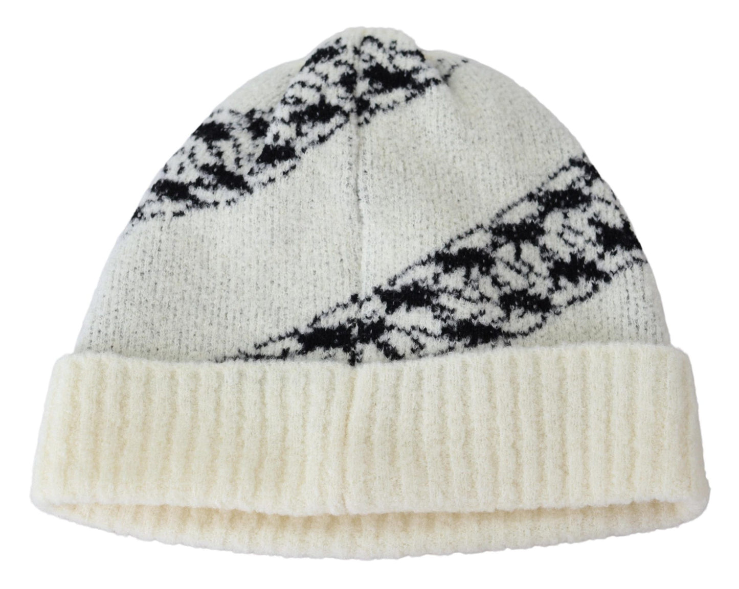 Givenchy Chic Off-White Wool Beanie with Logo Motive