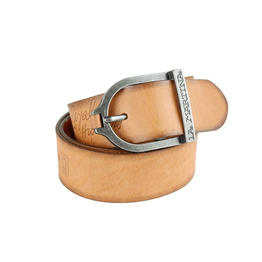 La Martina Essence Brown Leather Belt