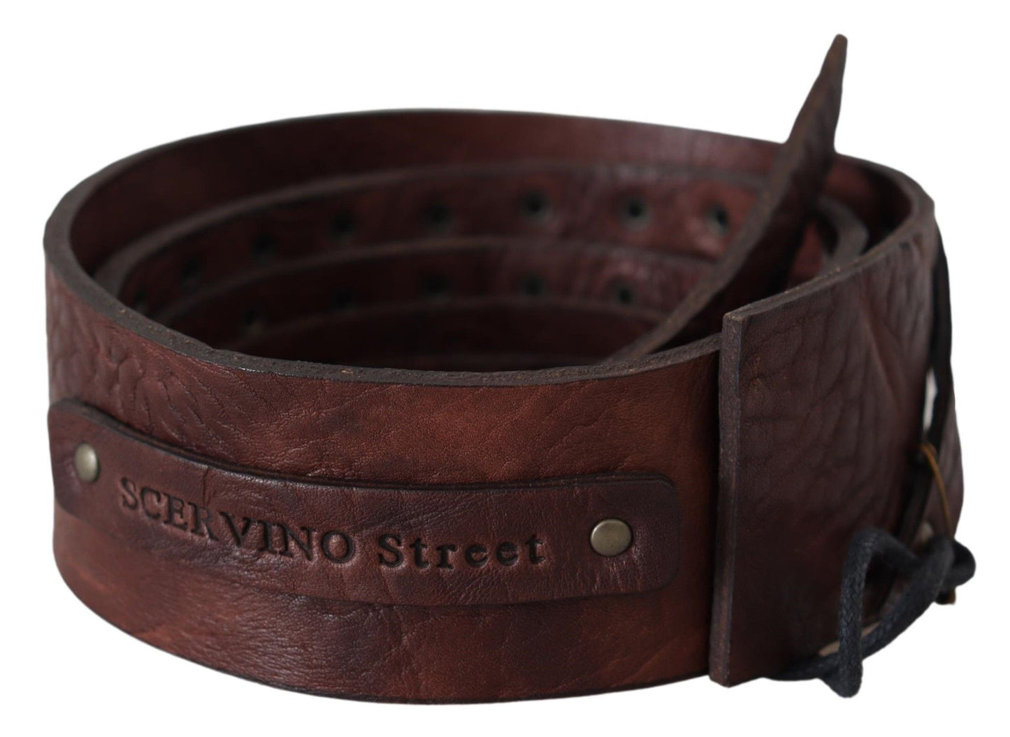 Ermanno Scervino Chic Brown Leather Fashion Belt