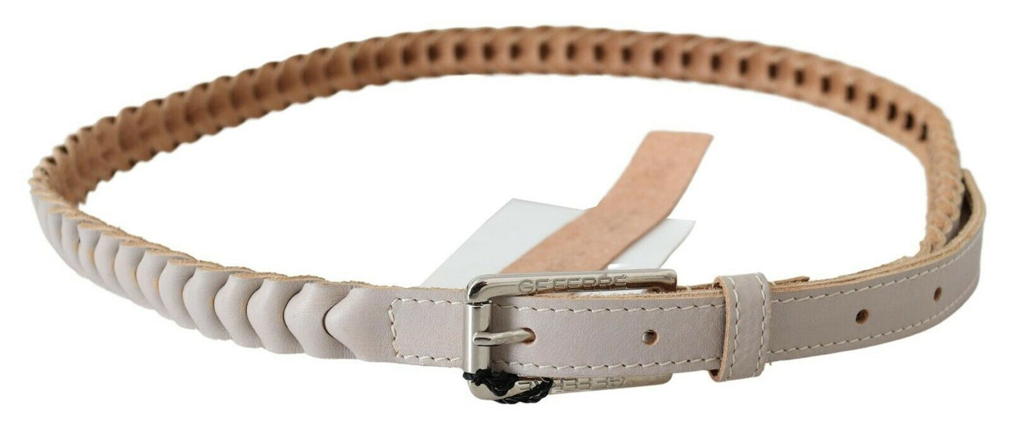 GF Ferre Elegant Twisted Leather Waist Belt