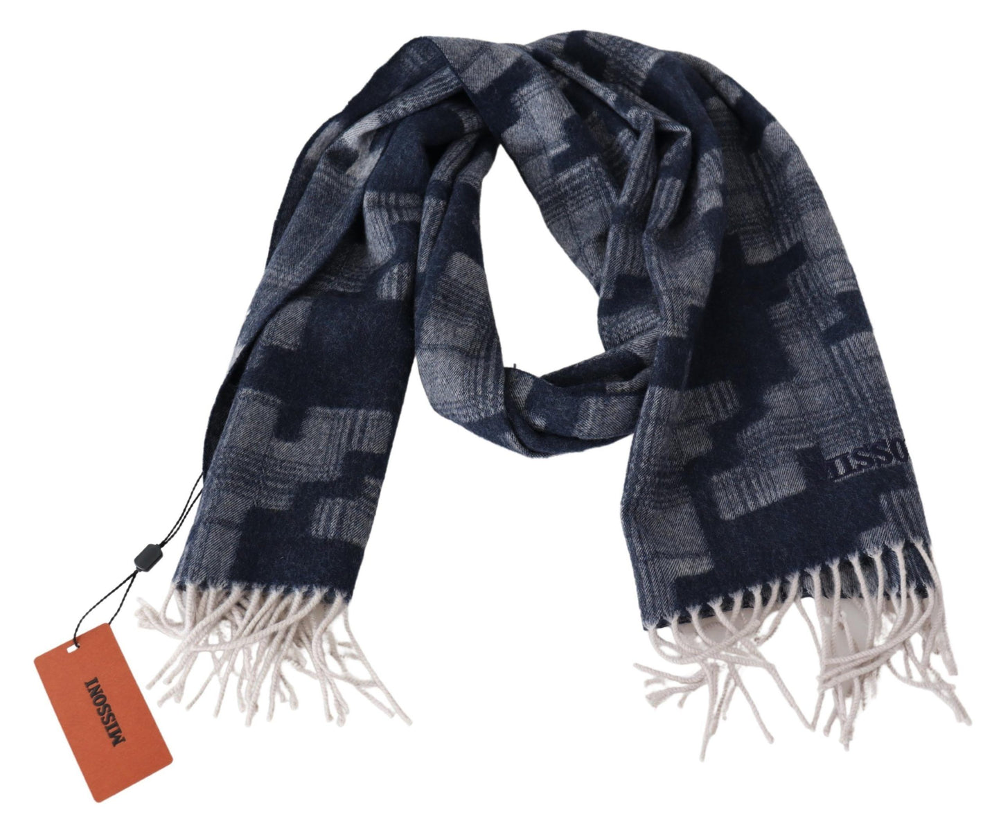 Missoni Elegant Cashmere Patterned Unisex Scarf