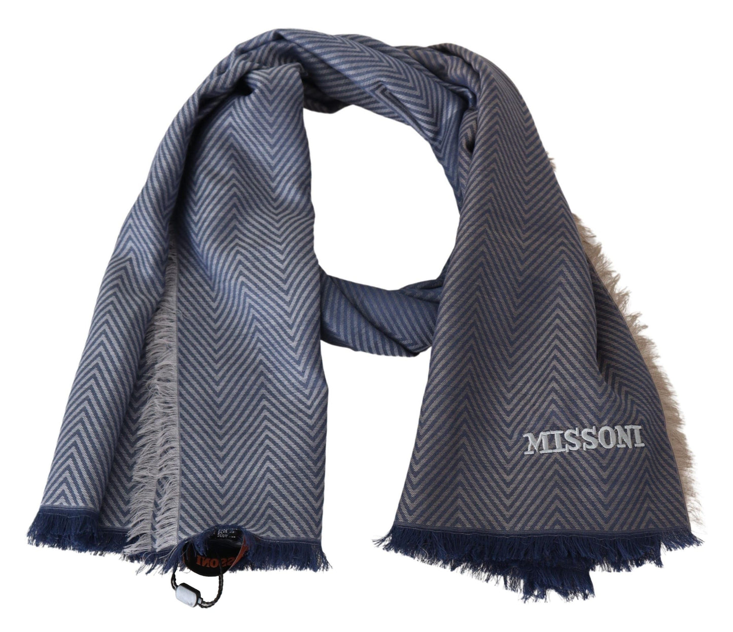 Missoni Elegant Zigzag Wool-Silk Scarf