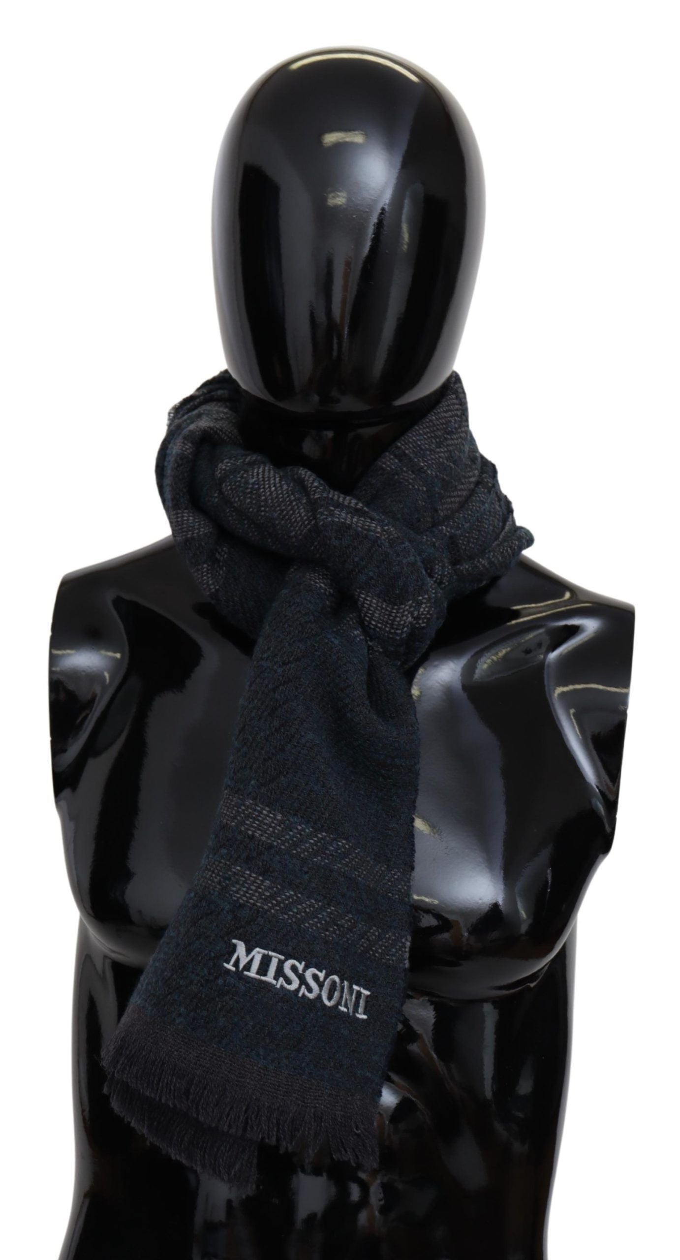 Missoni Chic Wool-Silk Striped Unisex Scarf