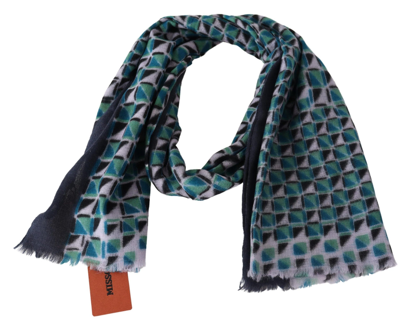 Missoni Chic Multicolor Cashmere Scarf Unisex Luxury Wrap