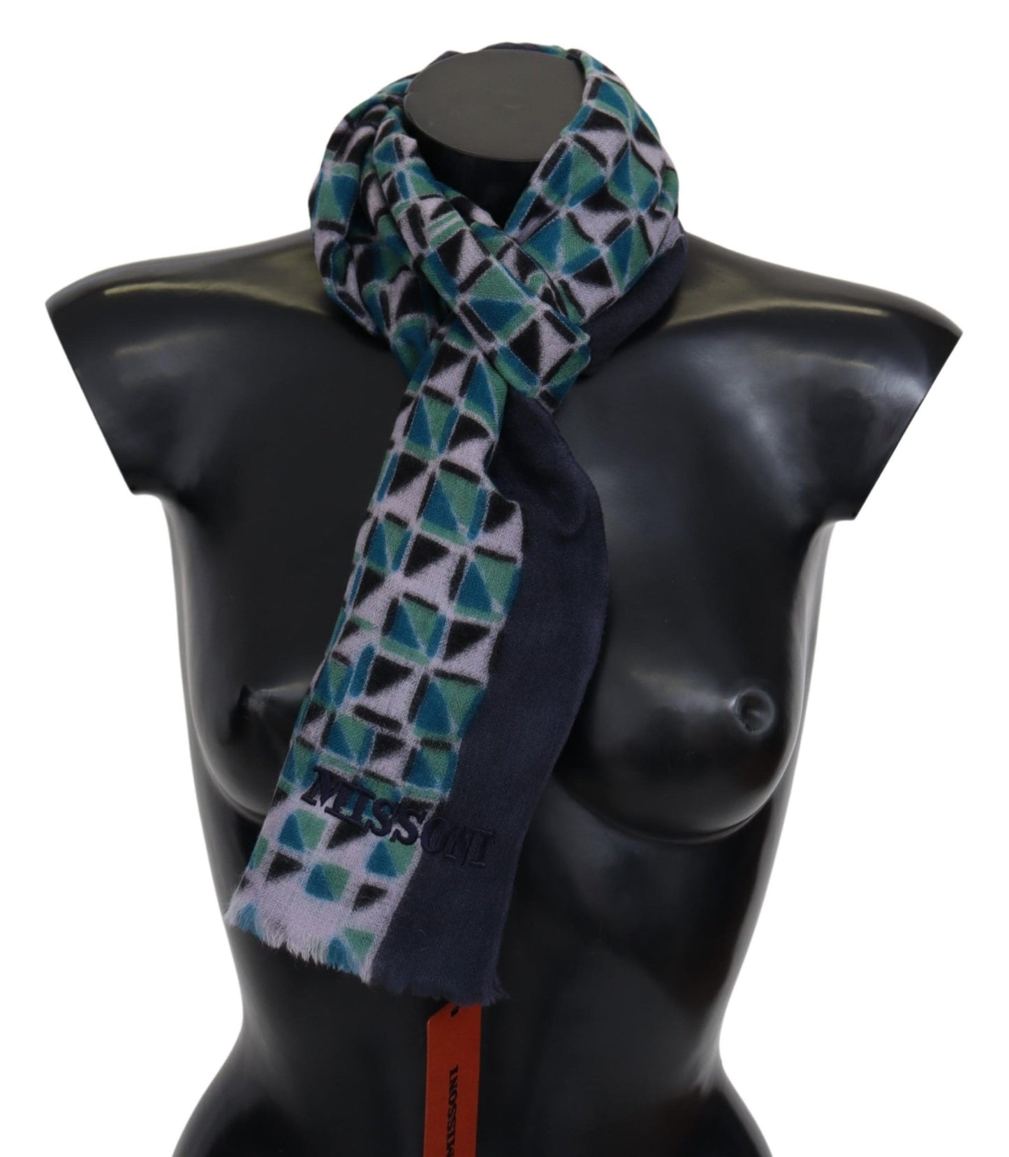 Missoni Chic Multicolor Cashmere Scarf Unisex Luxury Wrap