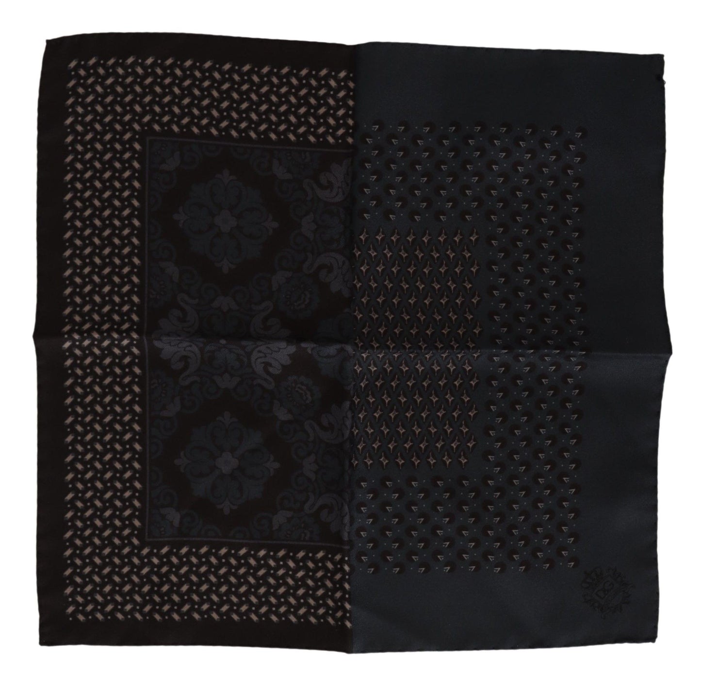 Dolce & Gabbana Multicolor Silk Pocket Square Handkerchief