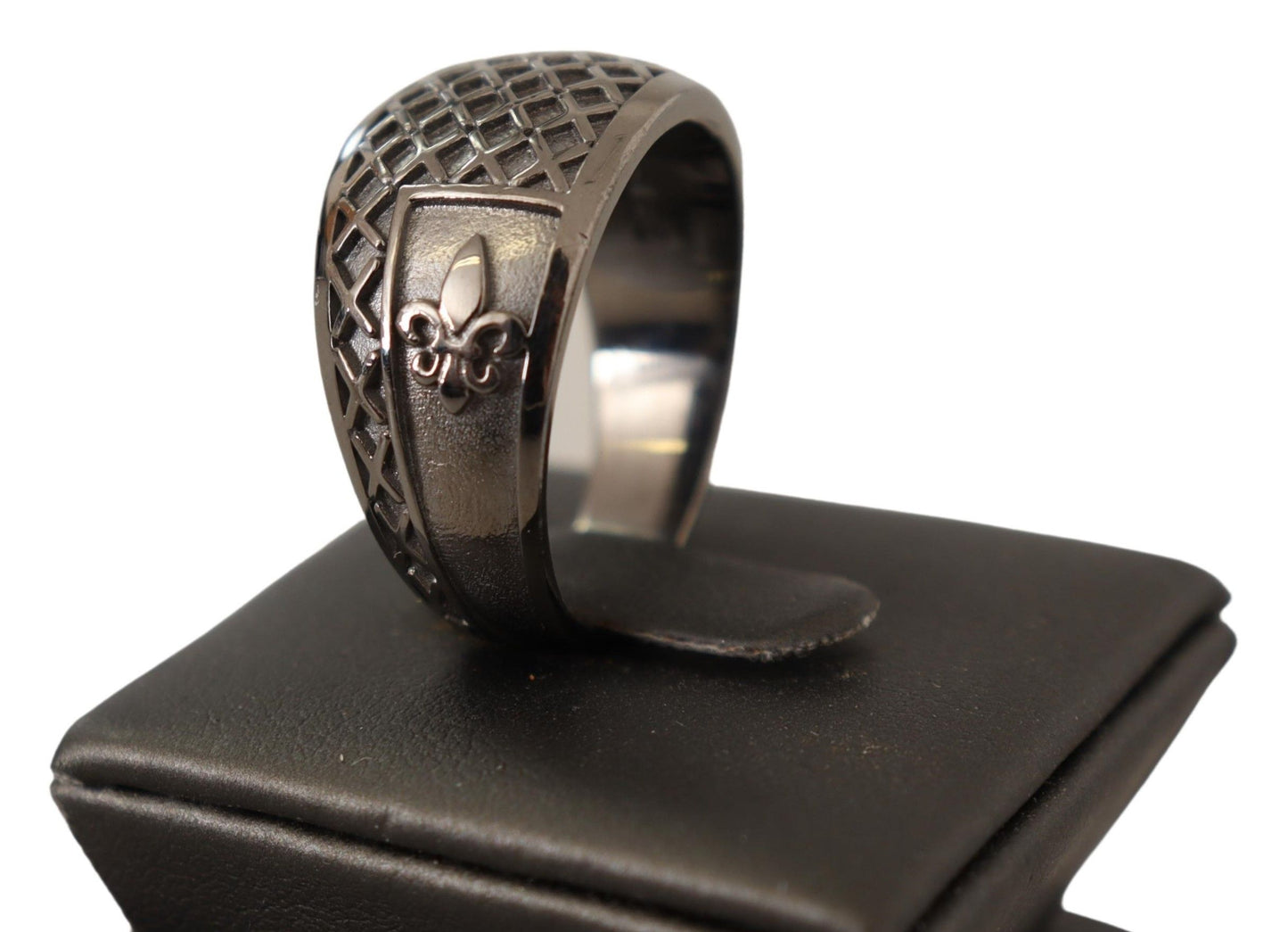 Nialaya Exquisite Silver Mens Statement Ring