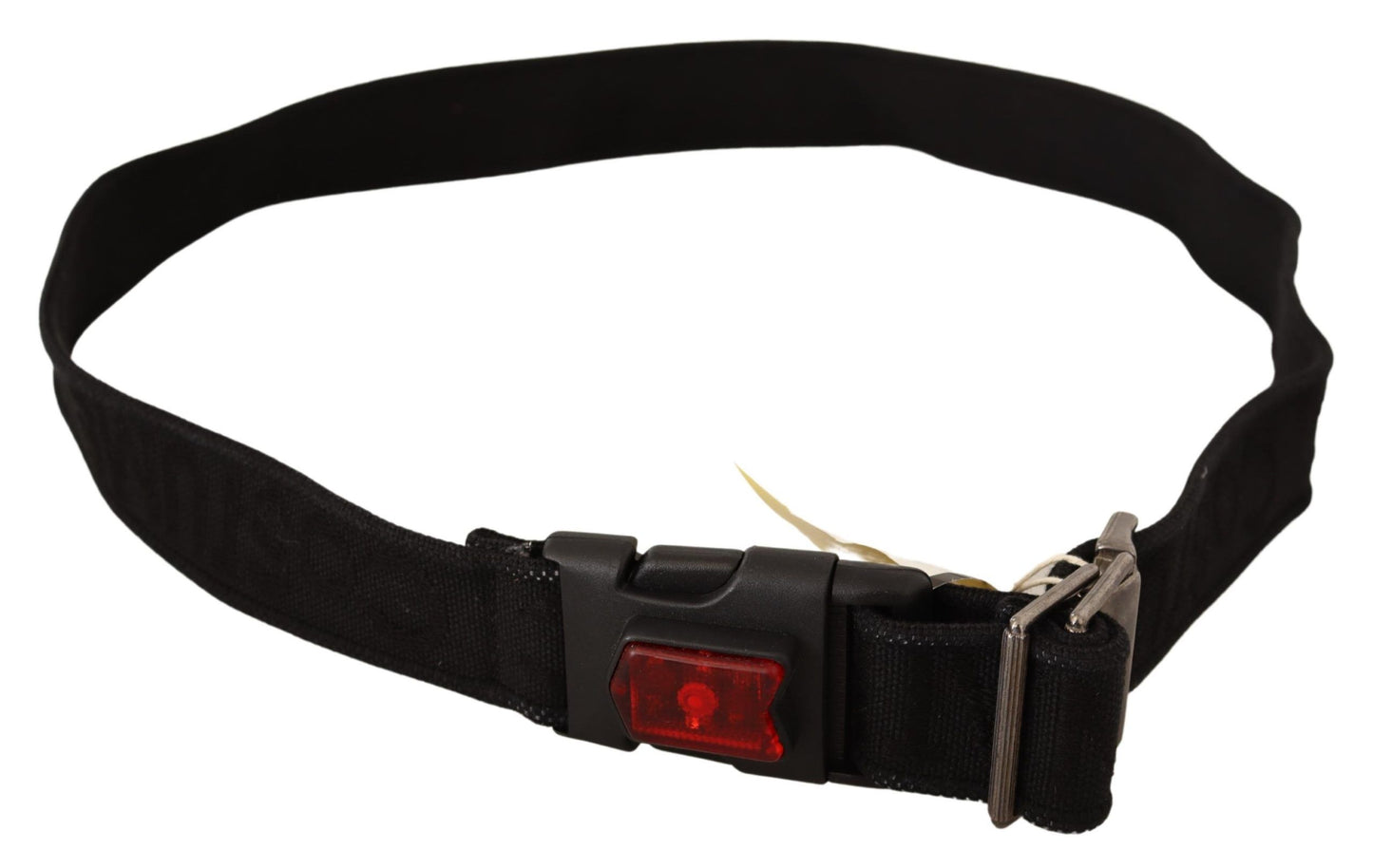 Costume National Elegant Black Canvas Waist Belt