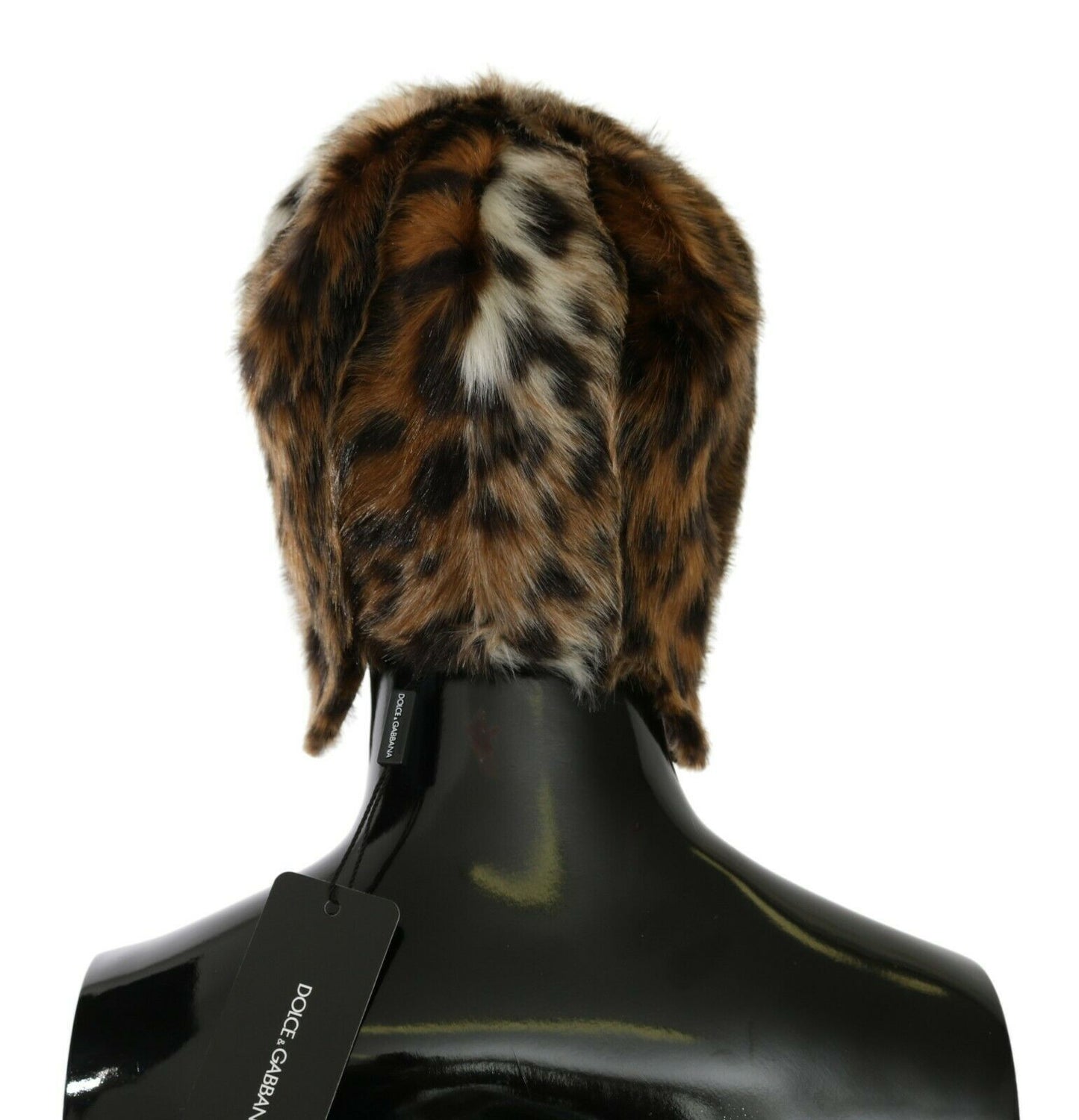 Dolce & Gabbana Elegant Leopard Pattern Russian Hat