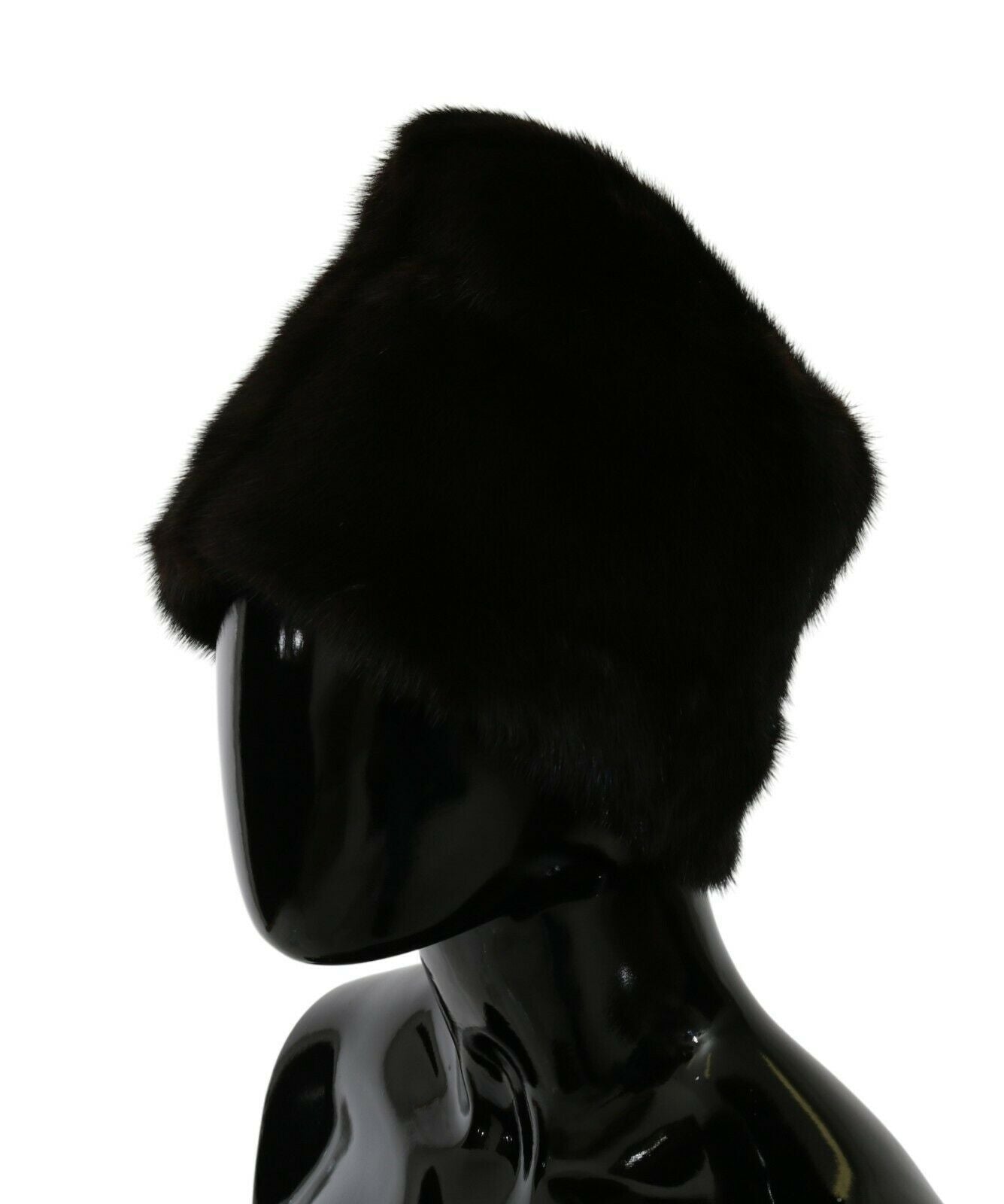 Dolce & Gabbana Elegant Black Silk Beanie - Chic Autumn/Winter Accessory