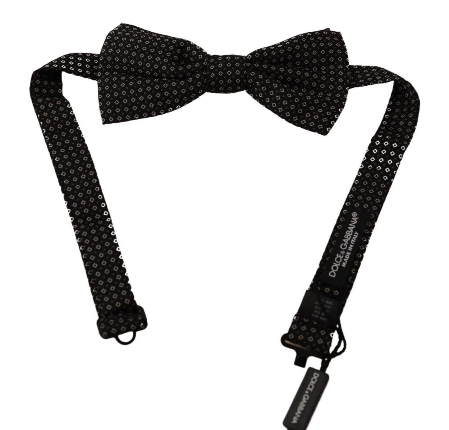 Dolce & Gabbana Elegant Black Silk Bow Tie