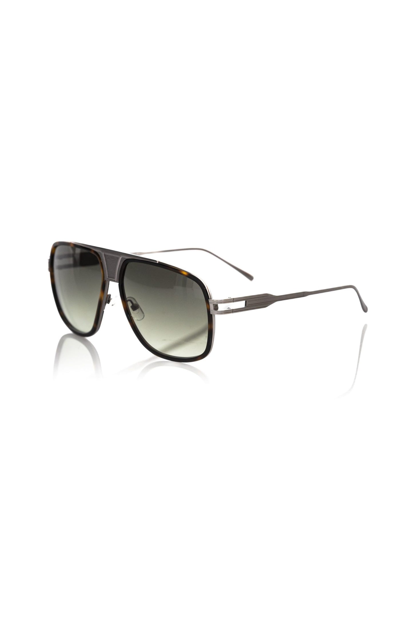 Frankie Morello Brown Metallic Men Sunglasses