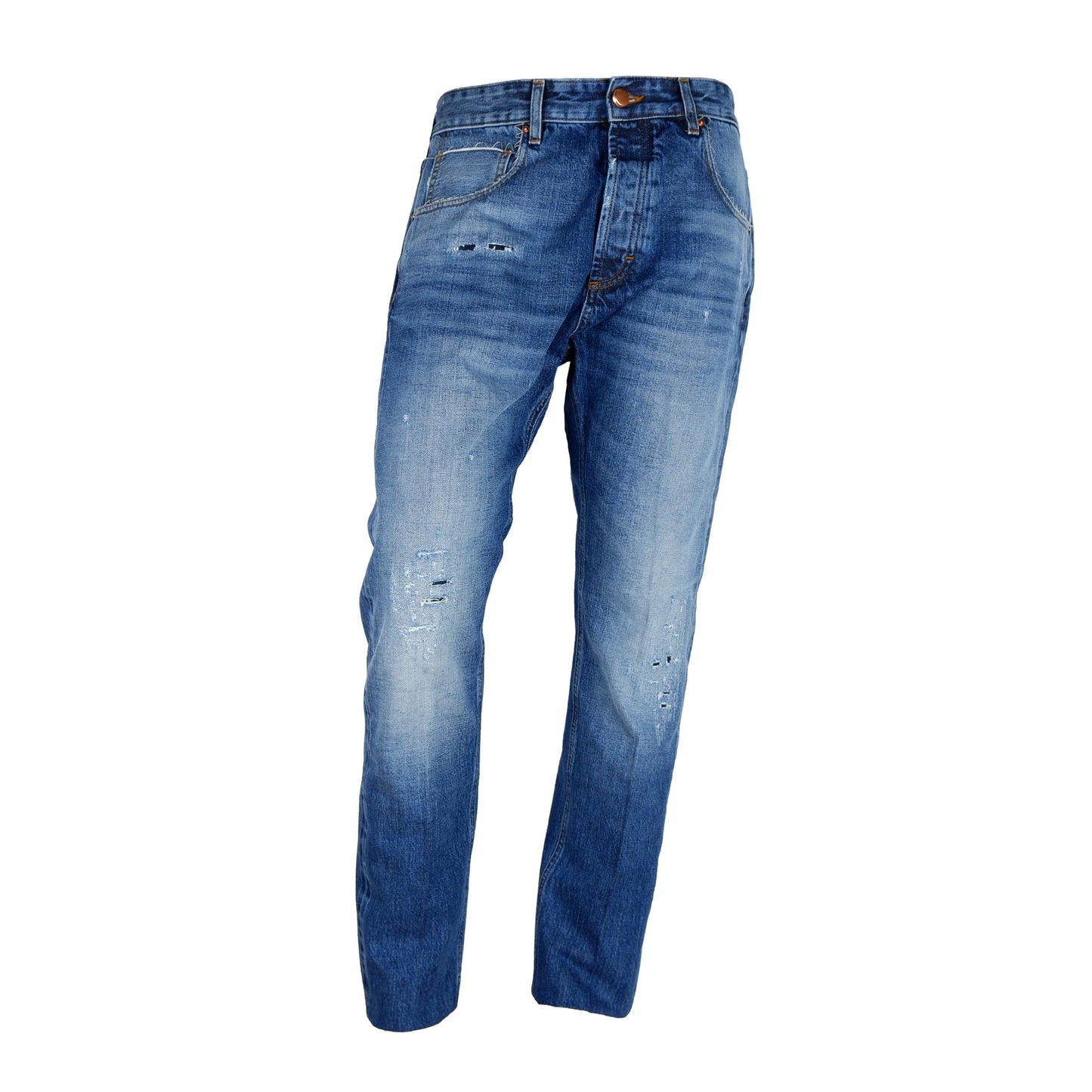 Don The Fuller Blue Cotton Men Jeans