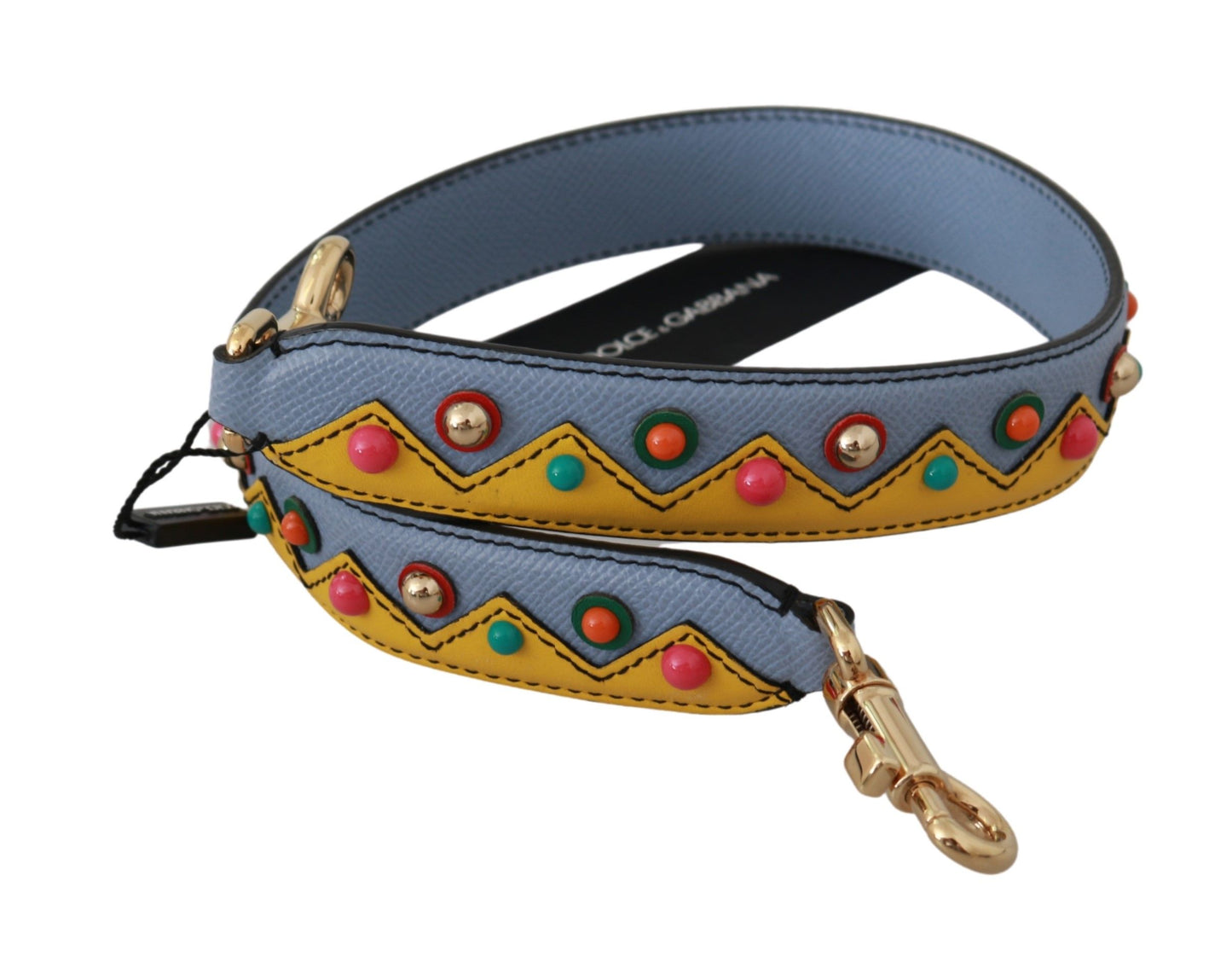 Dolce & Gabbana Multicolor Leather Shoulder Strap Accessory