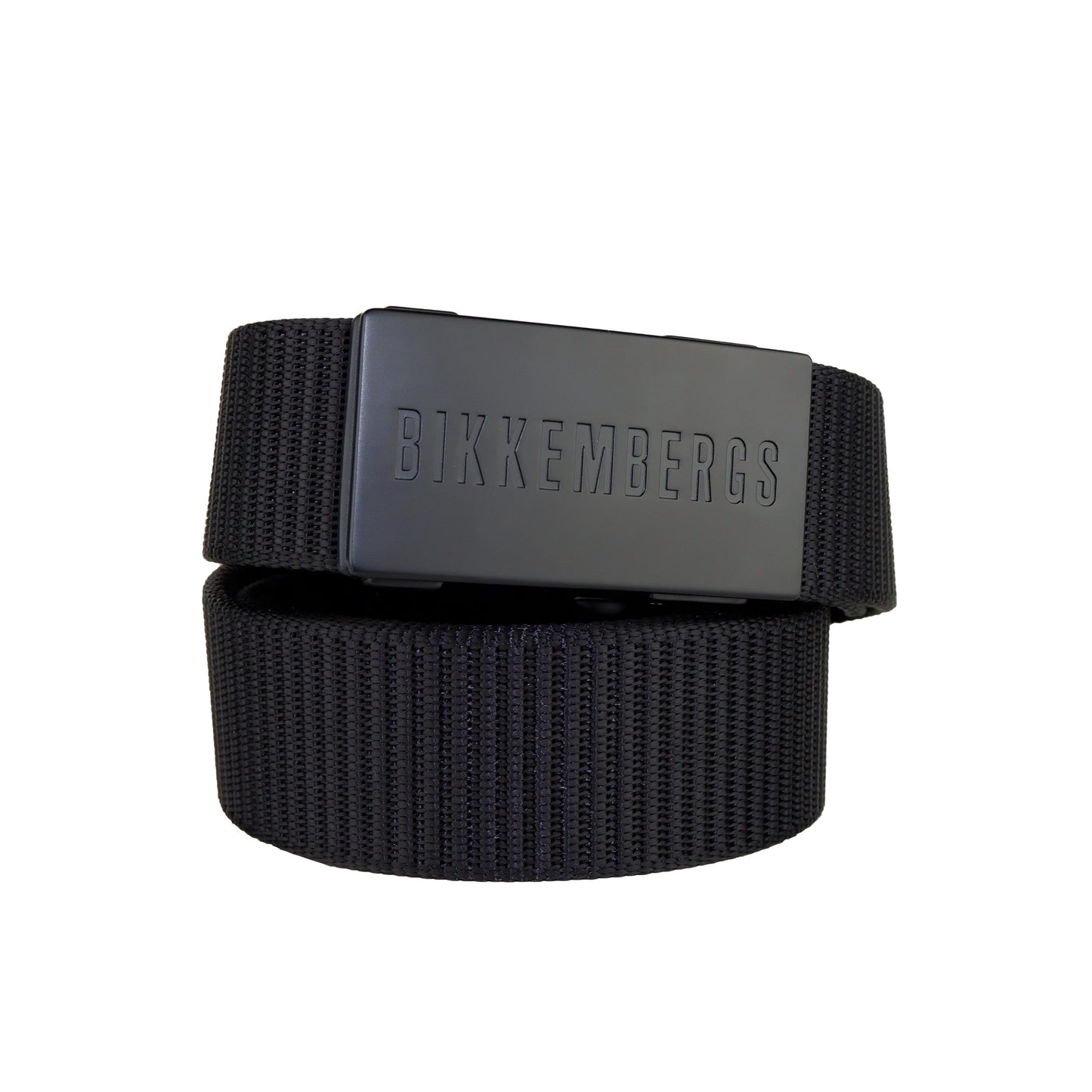 Bikkembergs Black Nylon Men Belt