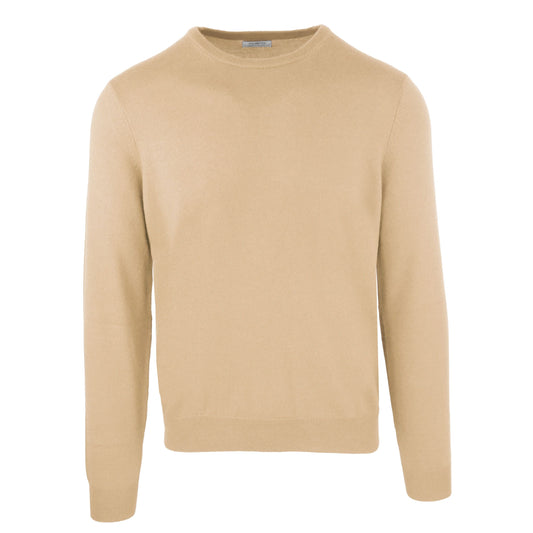 Malo Beige Cashmere Men Sweater