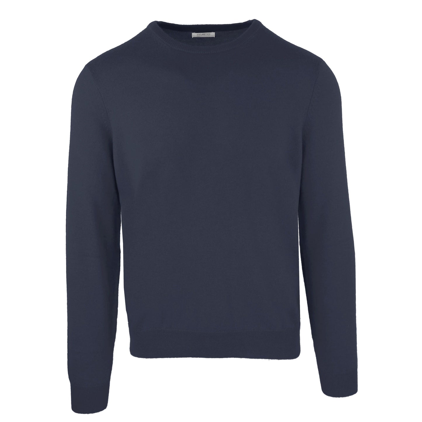 Malo Blue Wool Men Sweater