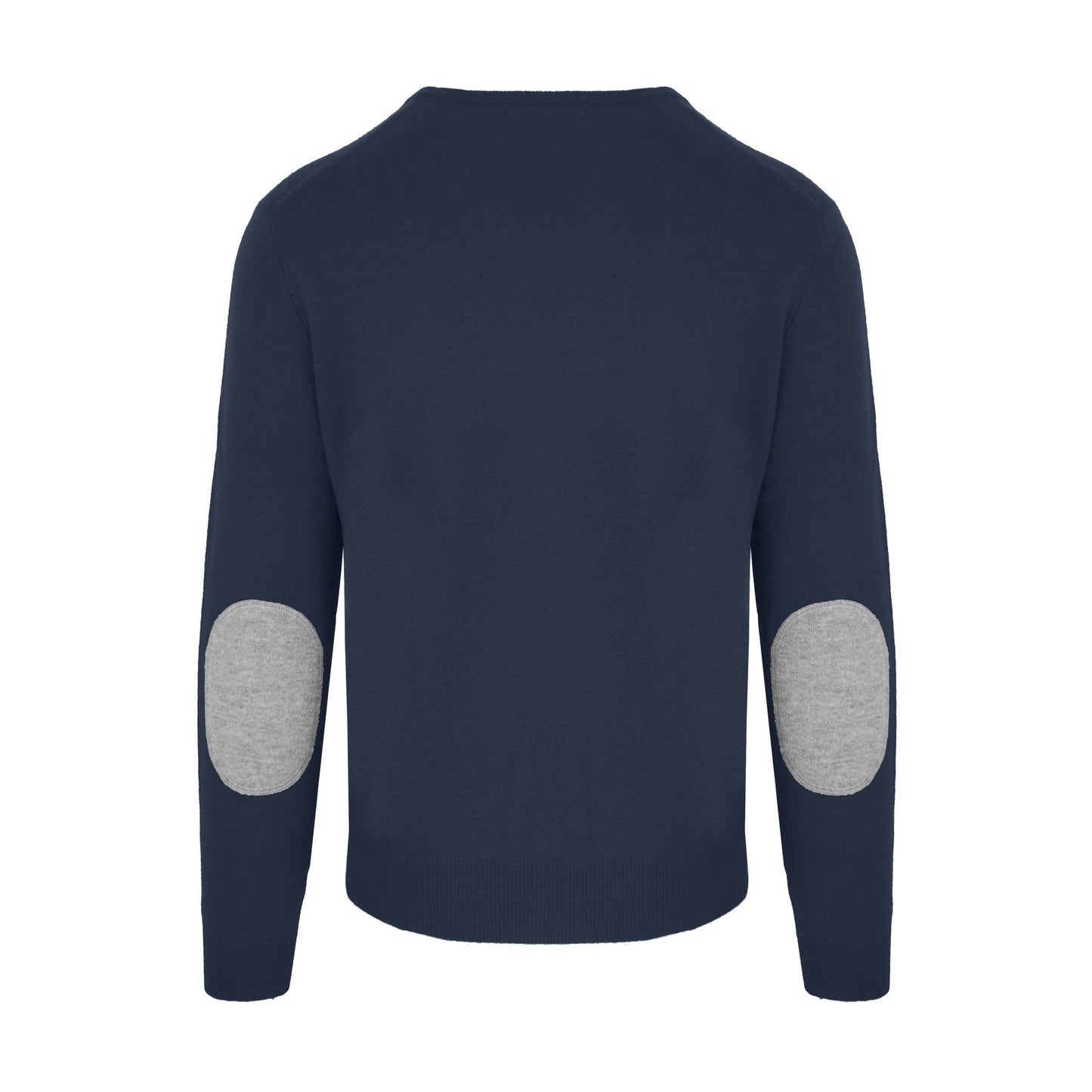 Malo Blue Wool Men Sweater