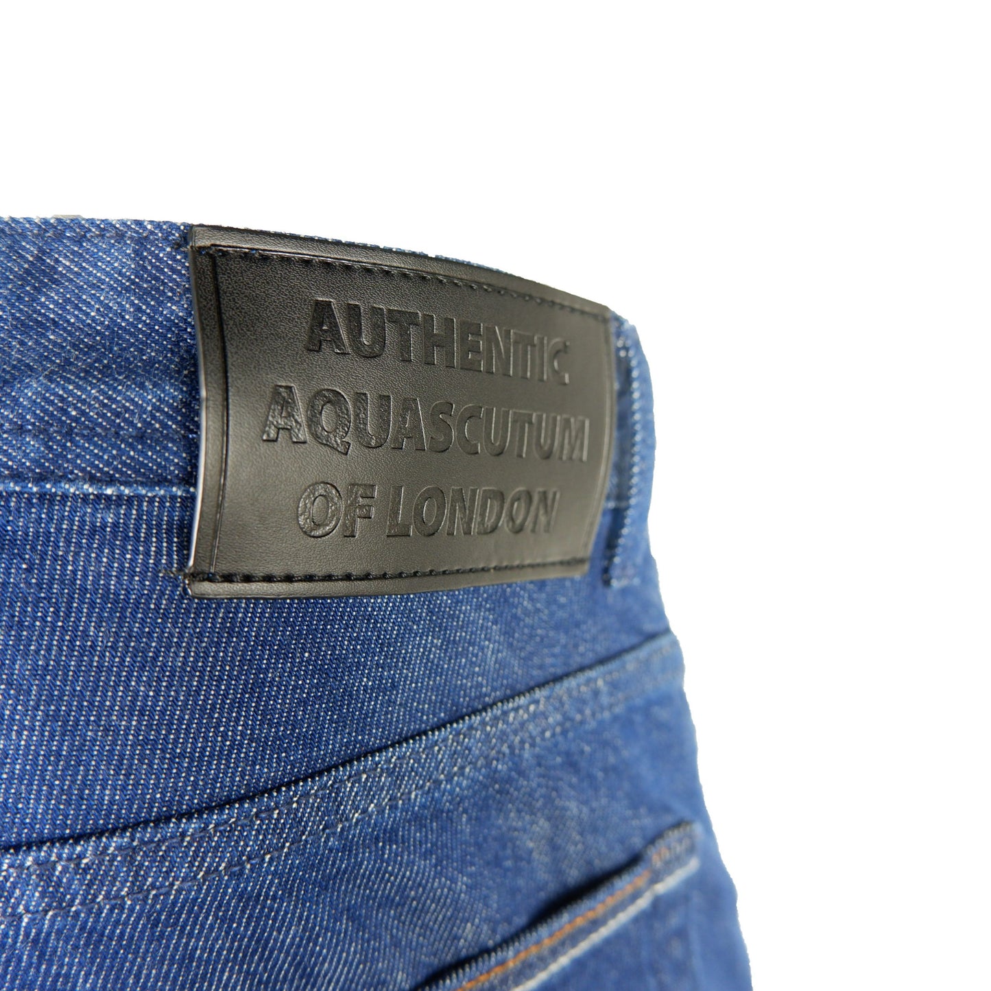 Aquascutum Blue Cotton Men's Jeans