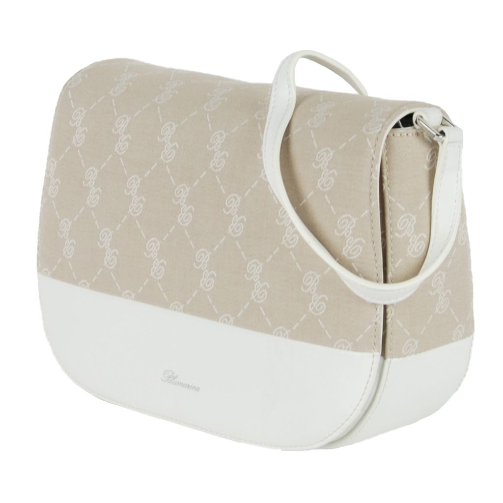 Blumarine White Cotton Women Crossbody Bag