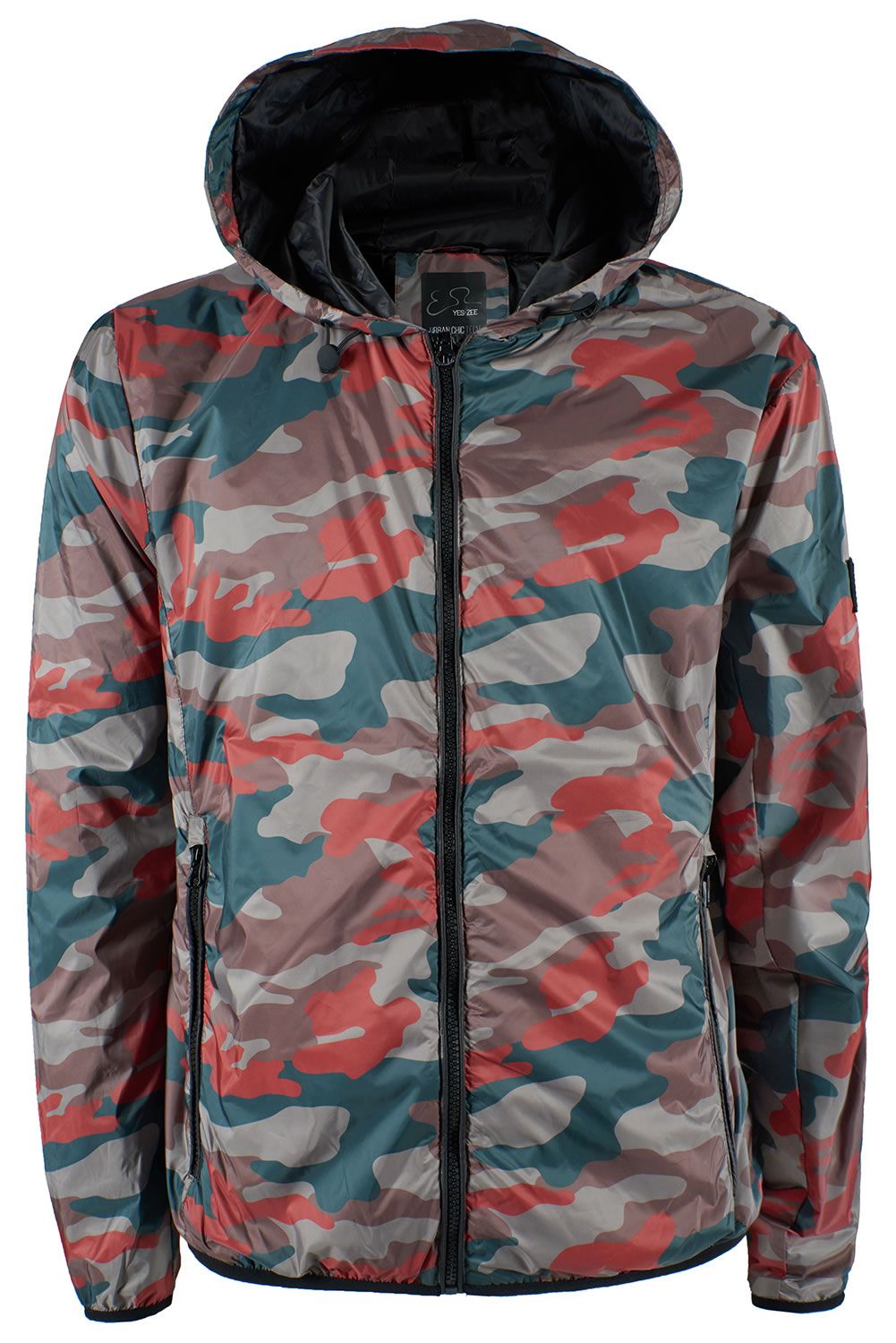 Yes Zee Chic Reversible Camouflage Jacket with Hood