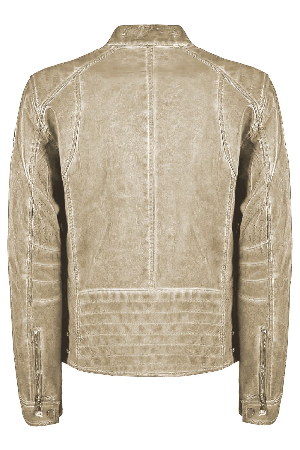 Yes Zee Beige Polyethylene Men Jacket