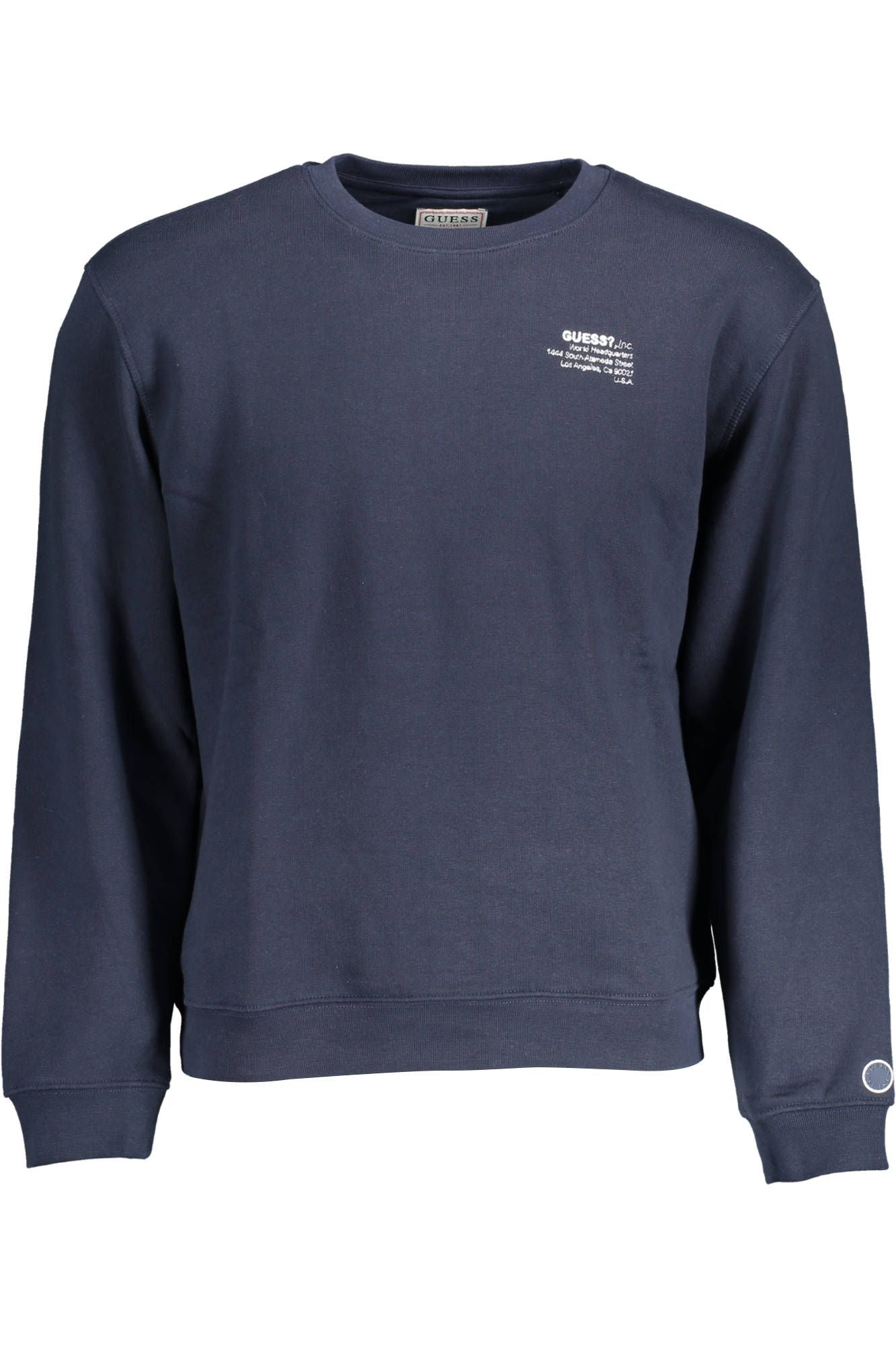 Guess Jeans Classic Crew-neck Sweater with Embroidered Logo