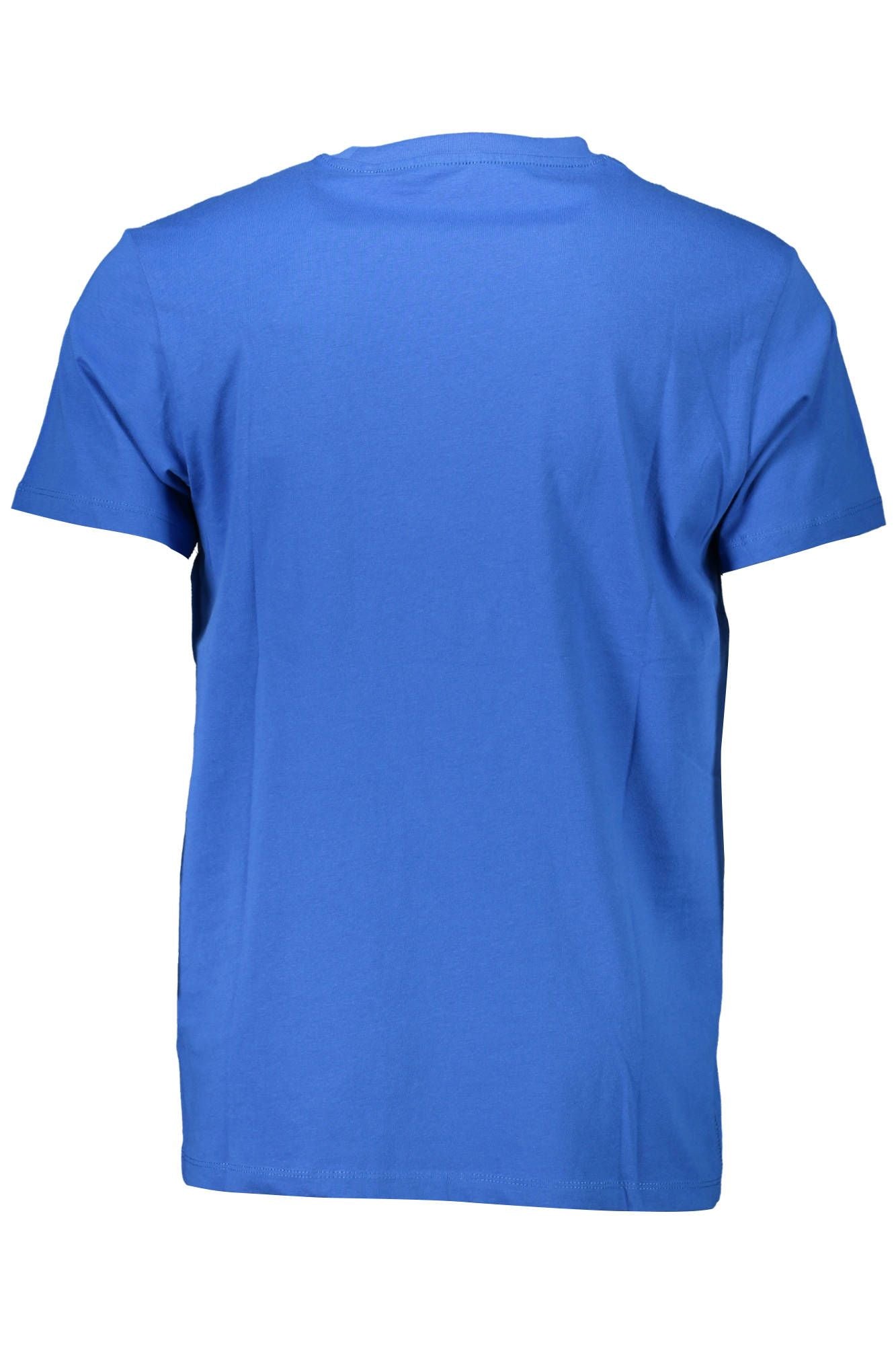 Guess Jeans Classic Blue Crew Neck Tee with Logo