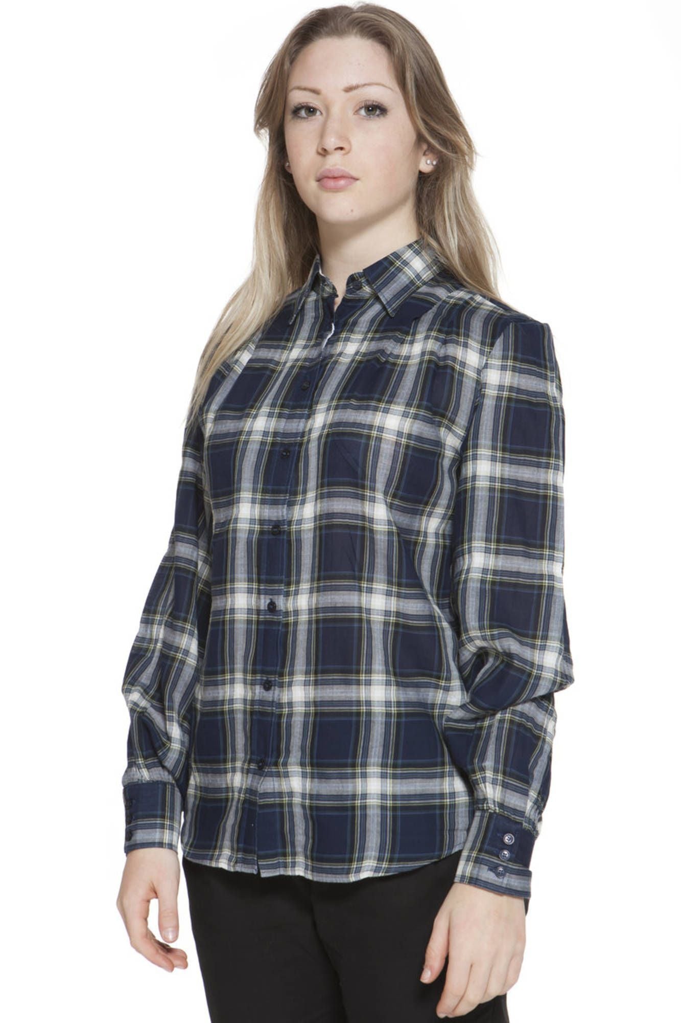 Gant Blue Cotton Women Shirt