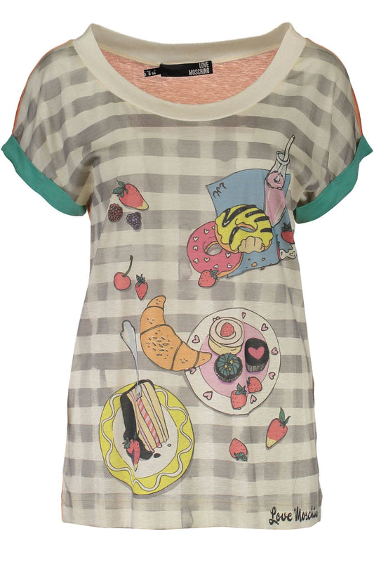 Love Moschino Multicolor Cotton Women T-Shirt