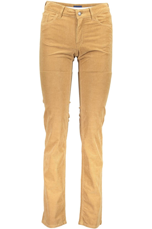 Gant Brown Cotton Women Pants