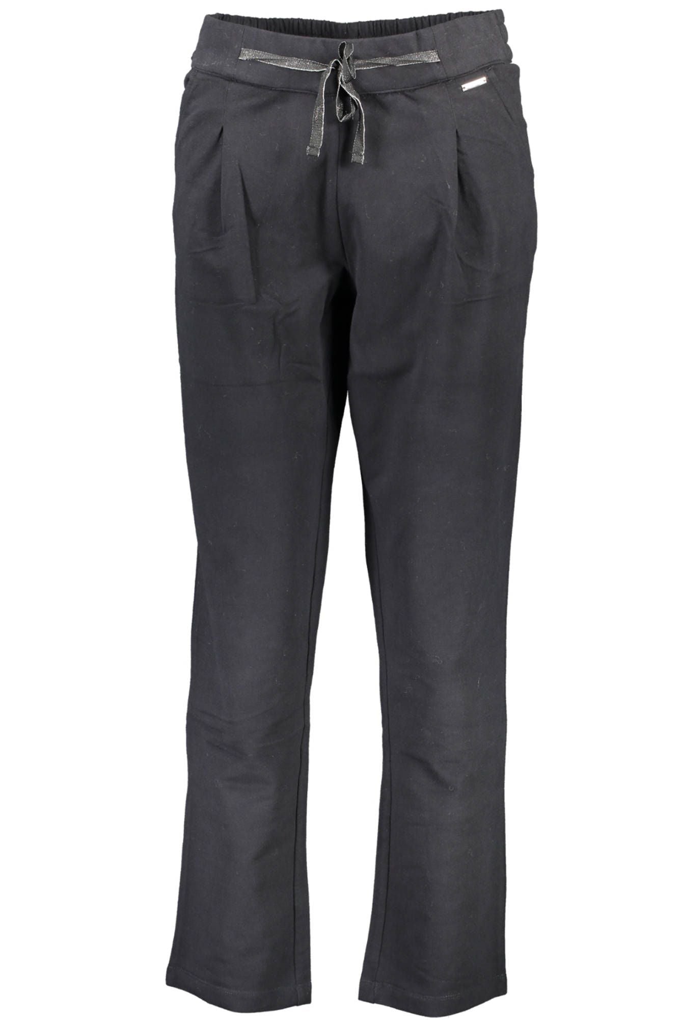 U.S. POLO ASSN. Black Cotton Women Trouser