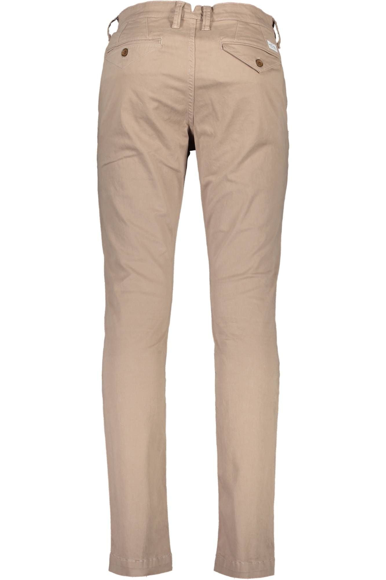 U.S. POLO ASSN. Beige Cotton Trousers with Iconic Logo