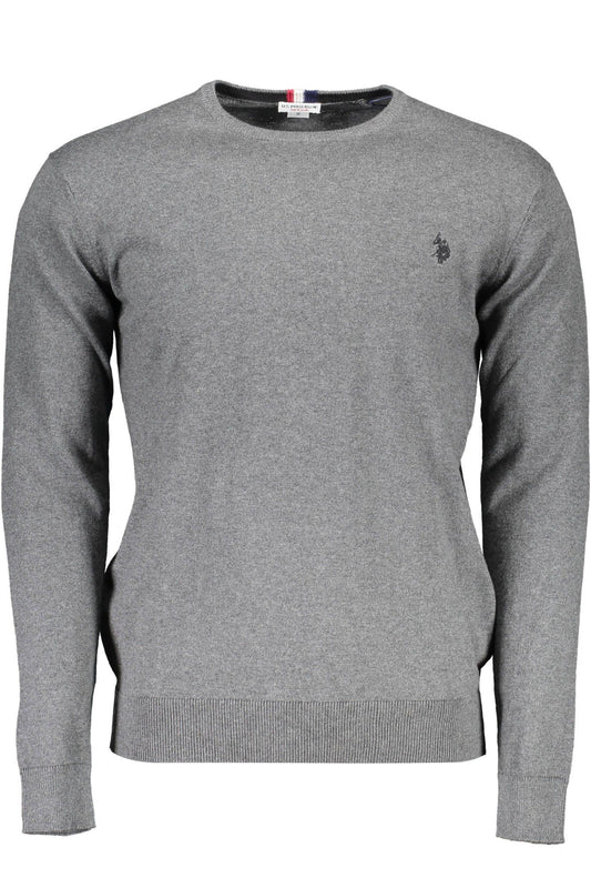 U.S. POLO ASSN. Gray Cotton Men Sweater