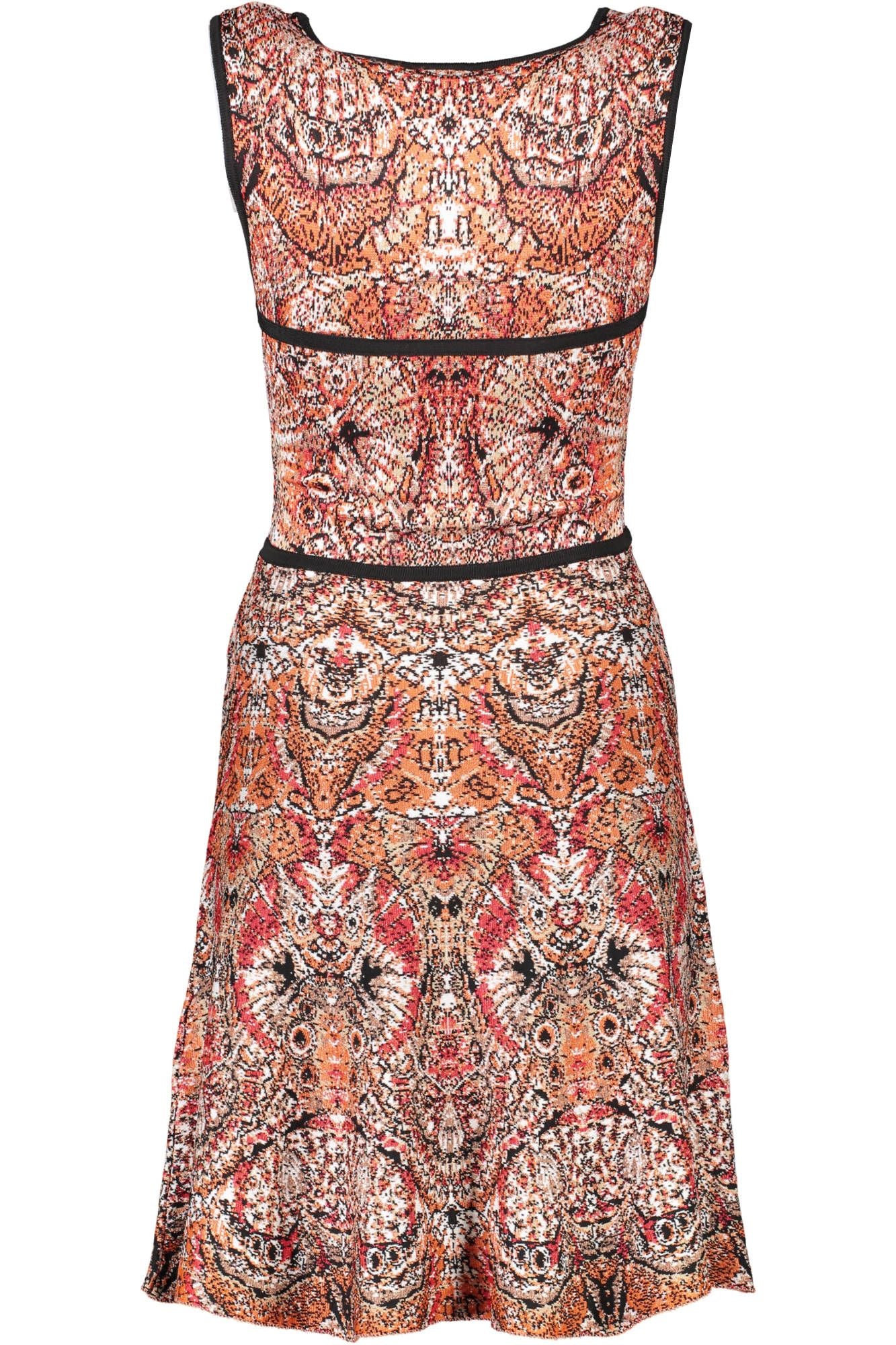 Just Cavalli Orange Viscose Women Dress