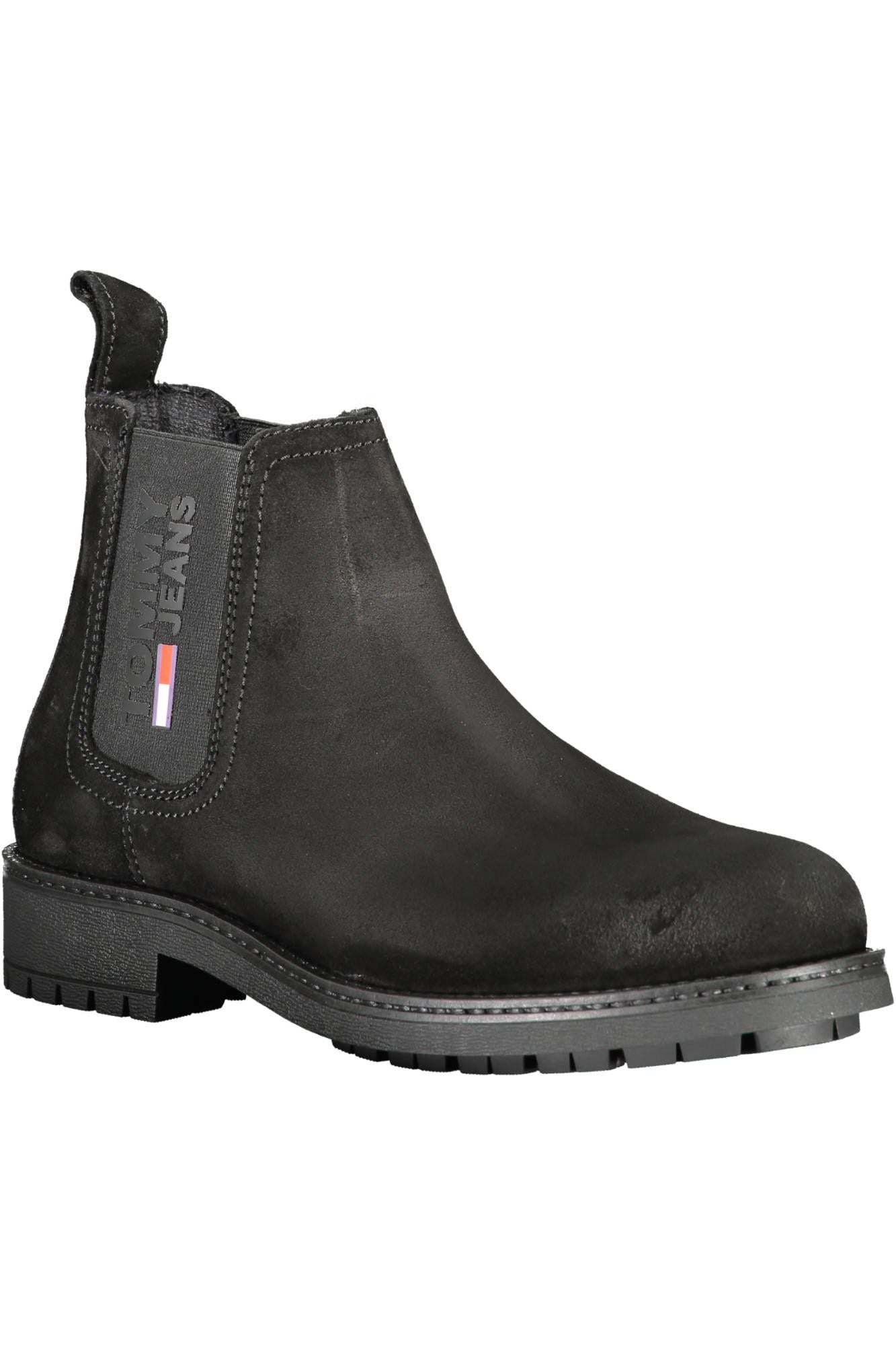 Tommy Hilfiger Black Polyester Men Ankle Boot