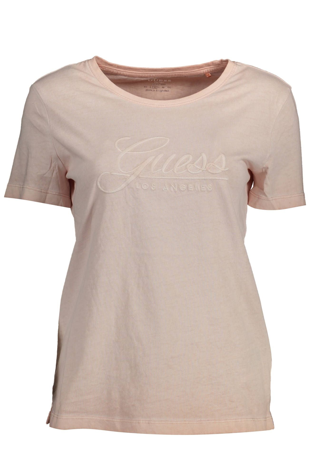 Guess Jeans Pink Cotton Women T-Shirt