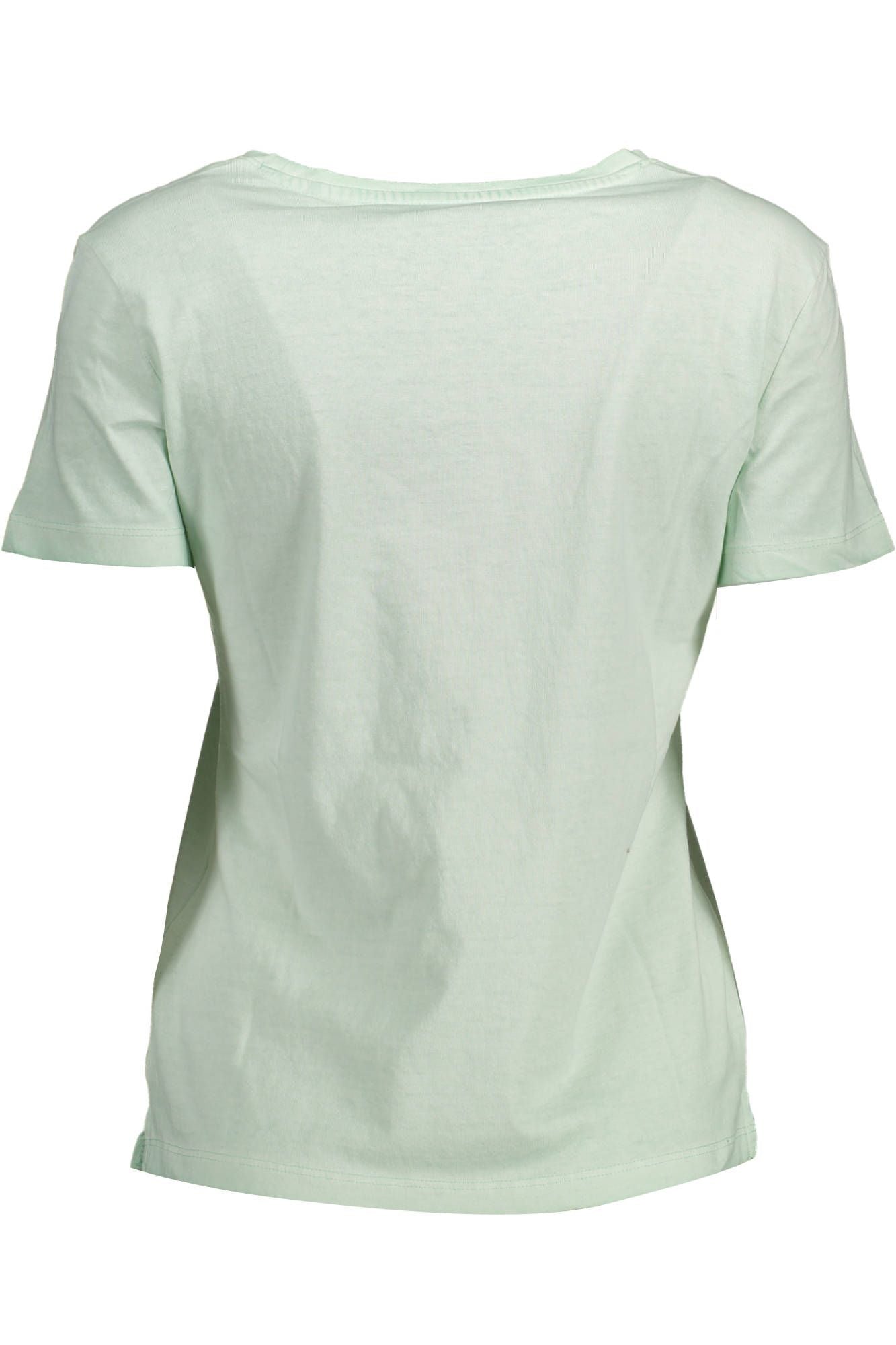 Guess Jeans Green Cotton Women T-Shirt