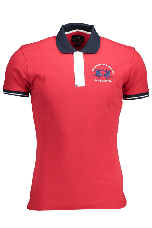 La Martina Elegant Slim Fit Polo with Contrasting Details