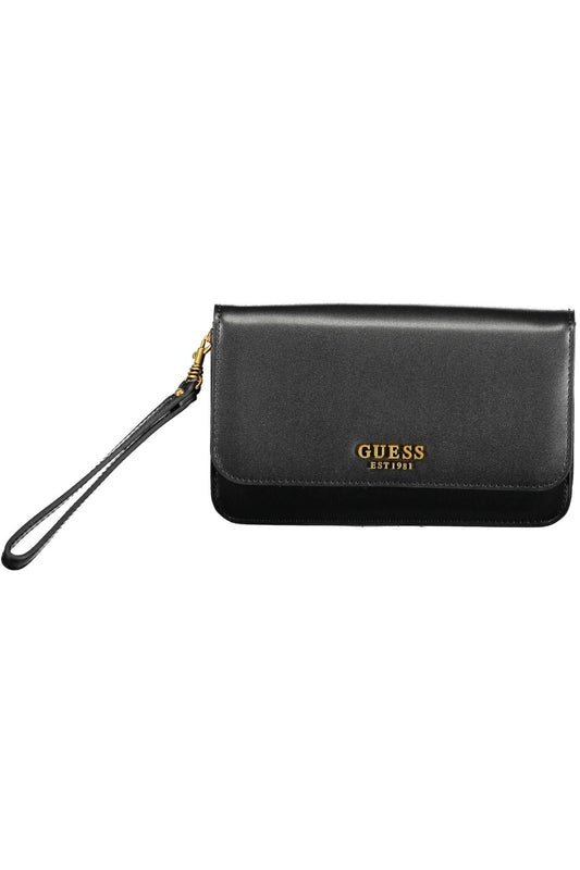 Guess Jeans Black Polyurethane Women Wallet