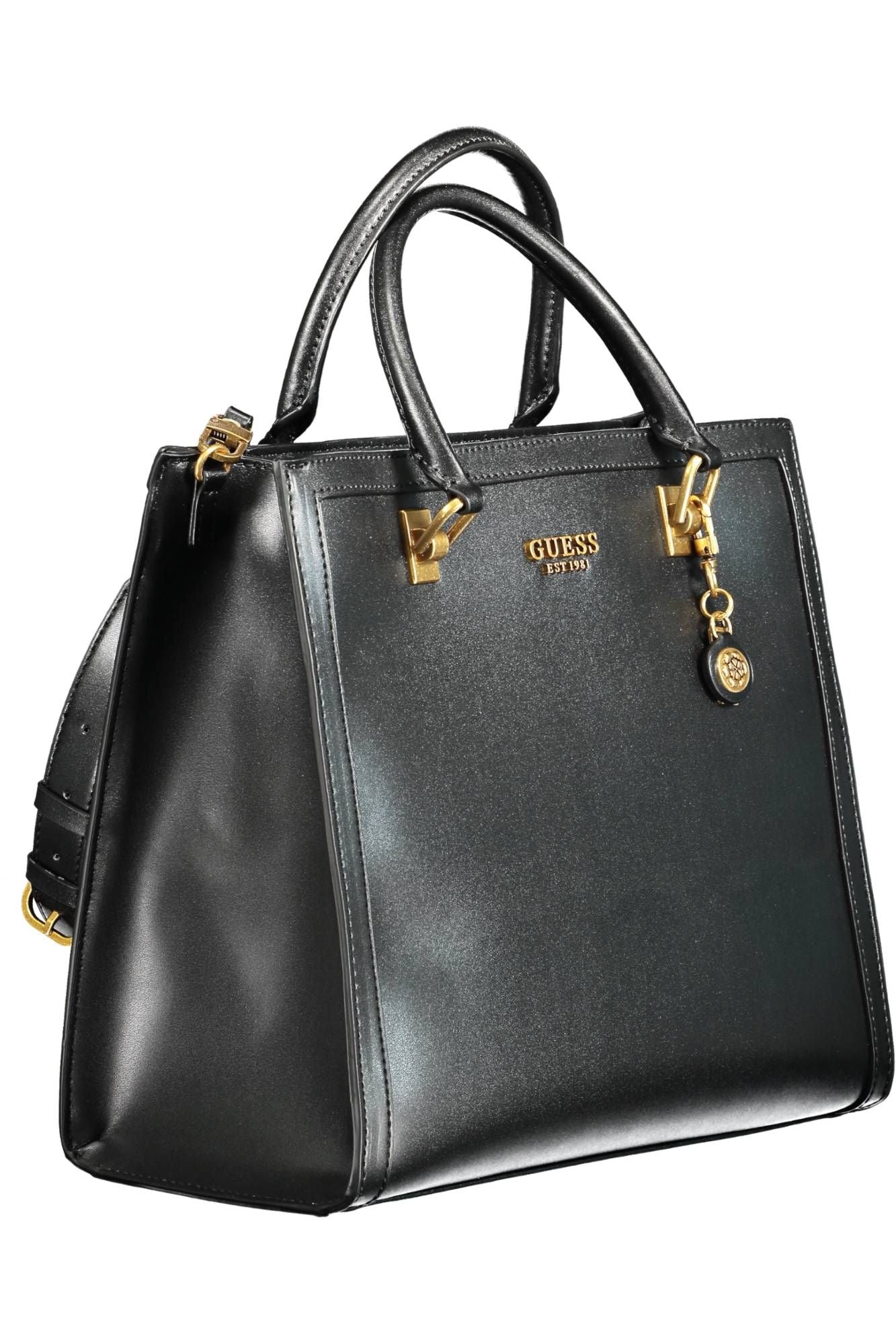 Guess Jeans Black Polyurethane Women Handbag