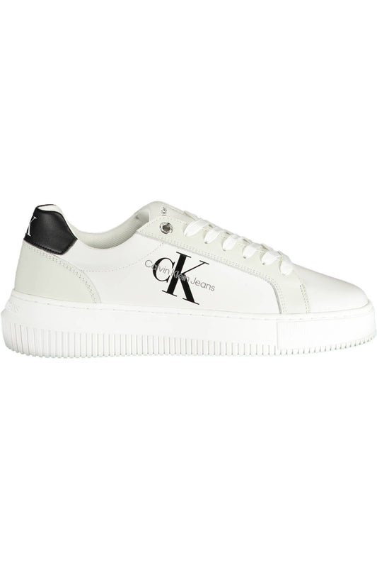 Calvin Klein White Leather Women Sneaker