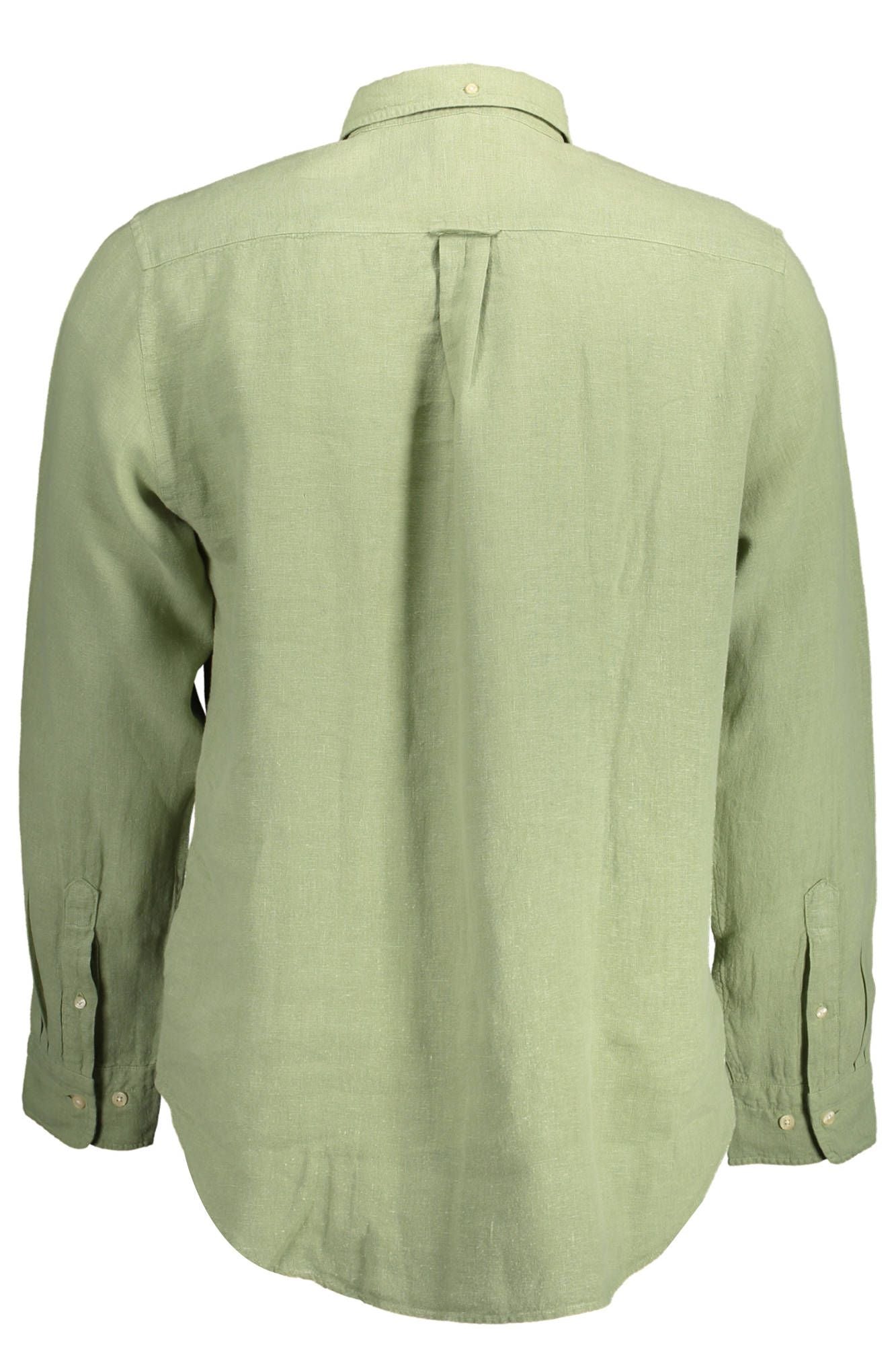 Gant Chic Green Linen Button-Down Shirt